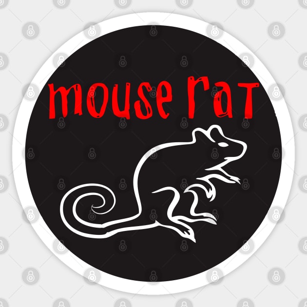 mouse rat Sticker by cedricrms